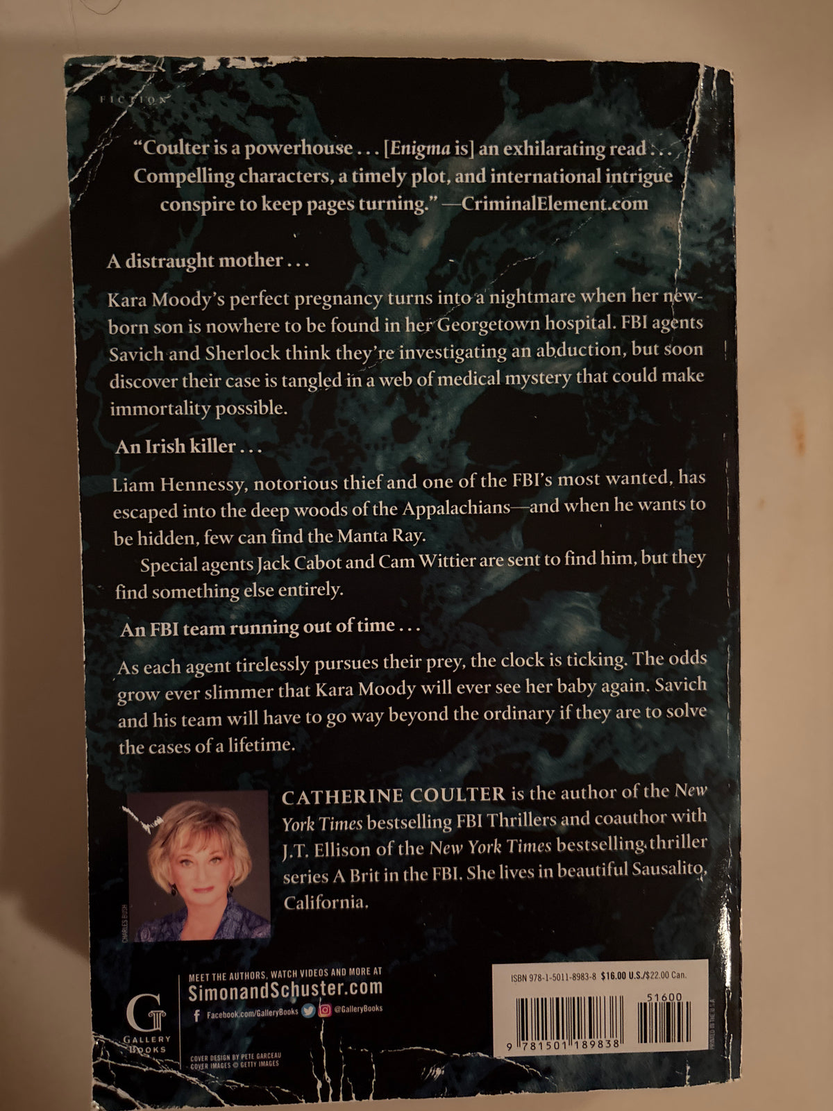 Enigma (An FBI Thriller) by Catherine Coulter (Author) Format: Paperback