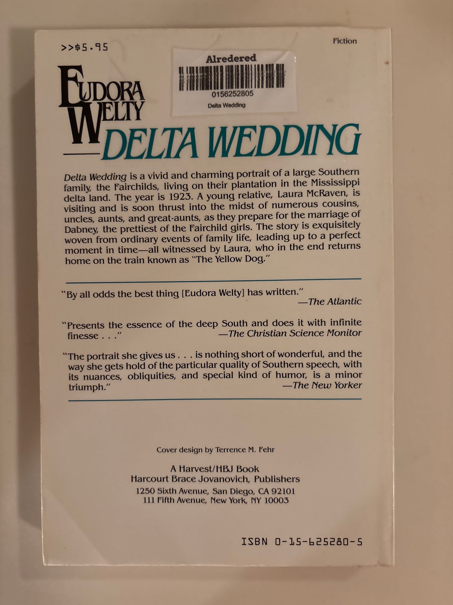 Delta Wedding by Eudora Welty