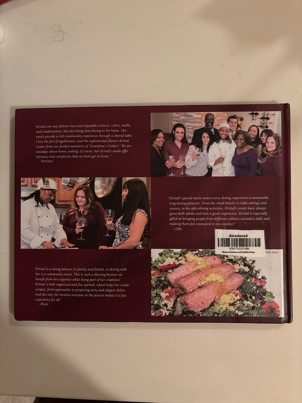 Entertaining and Celebrating: An Elegant Feast For Every Season by Kristal Damron