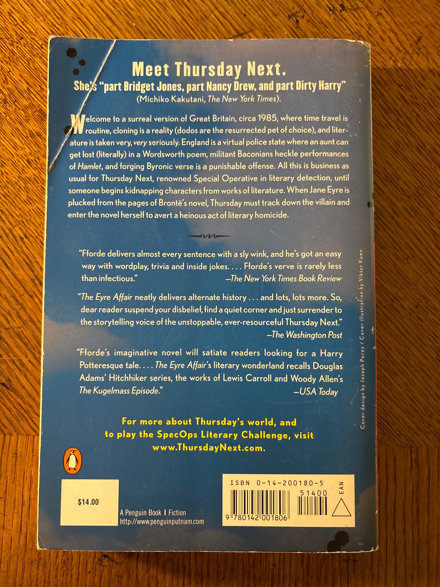 The Eyre Affair: A Thursday Next Novel Book 1 of 8: Thursday Next | by Jasper Fforde