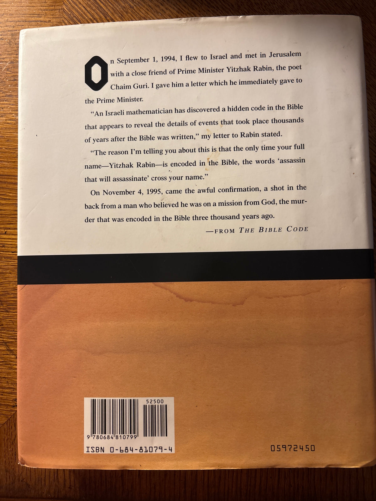 Bible Code, the The Bible Code by Michael Drosnin