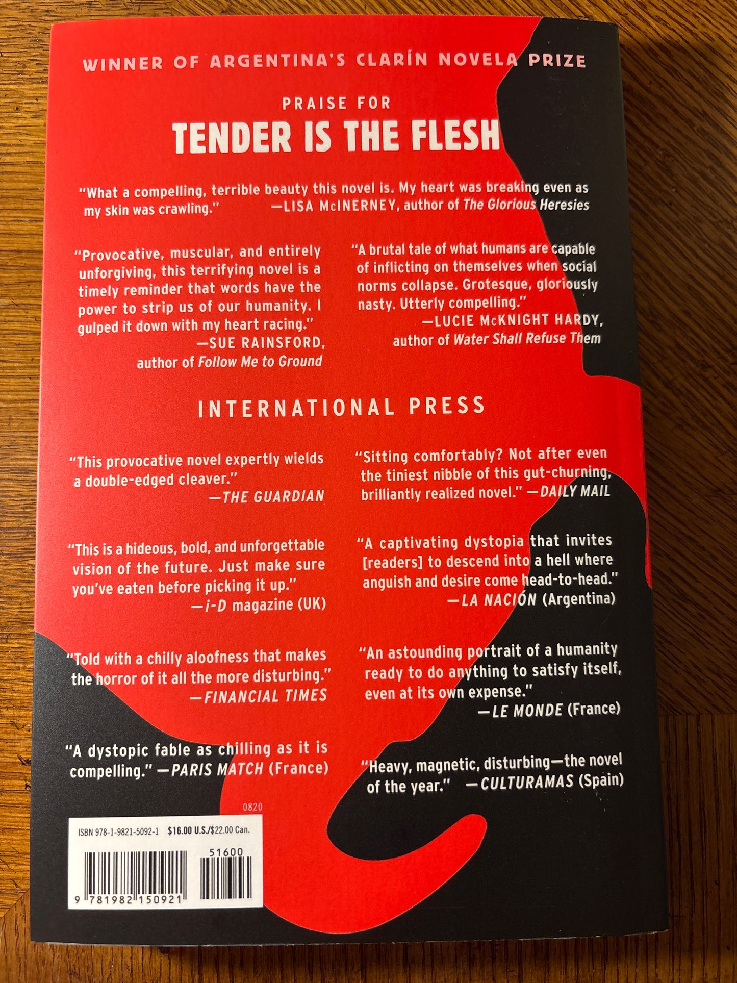 Tender is the Flesh by Agustina Bazterrica