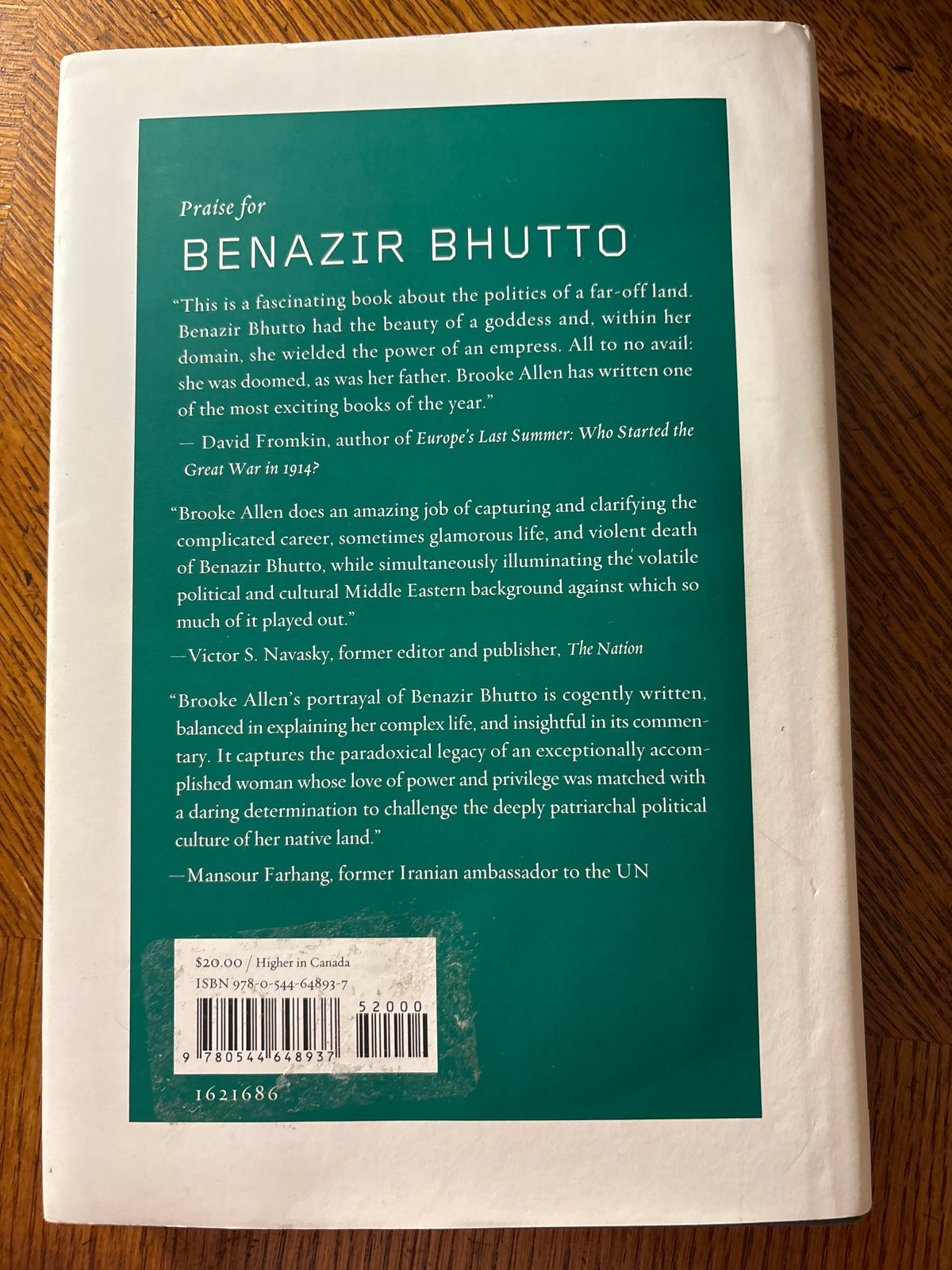 Benazir Bhutto: Favored Daughter (Icons) Part of: Icons (9 books) | by Brooke Allen