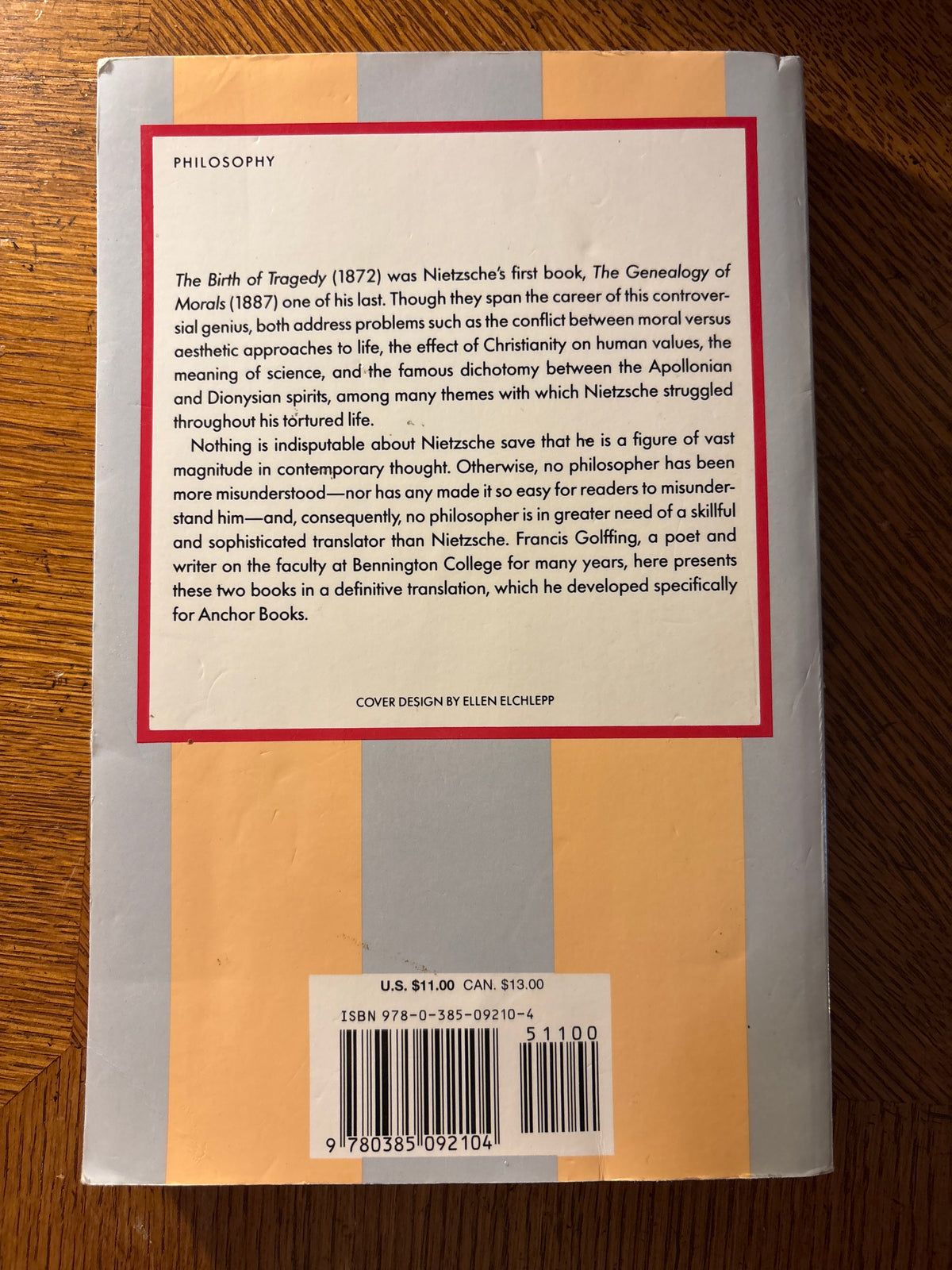 The Birth of Tragedy & The Genealogy of Morals by Friedrich Nietzsche