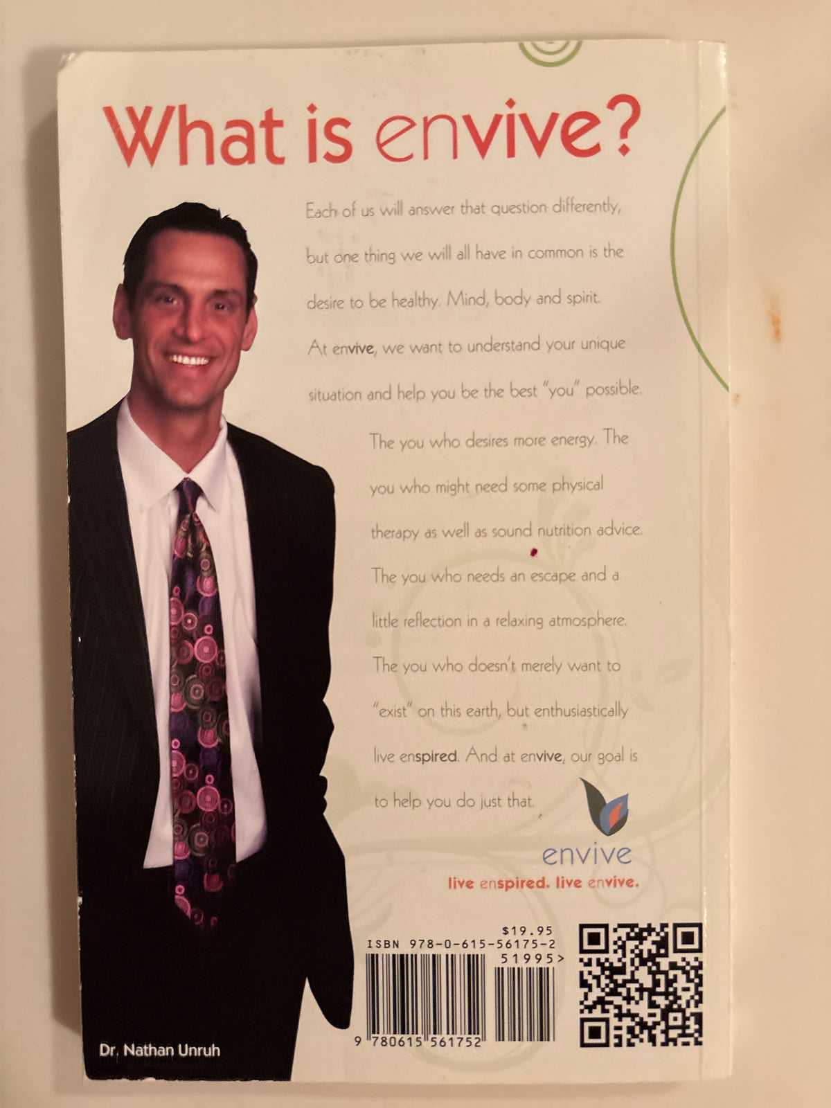 Envive Your Life by Dr. Nathan Unruh