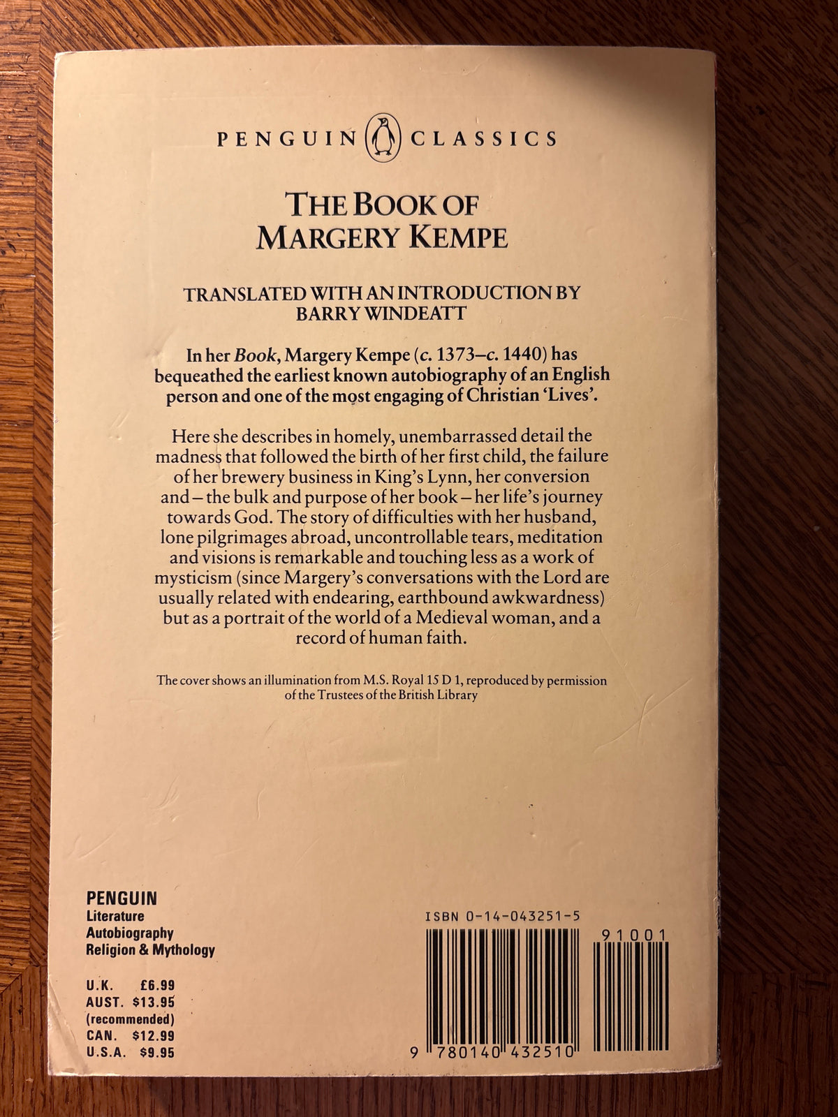 The book of MargeryKempe
