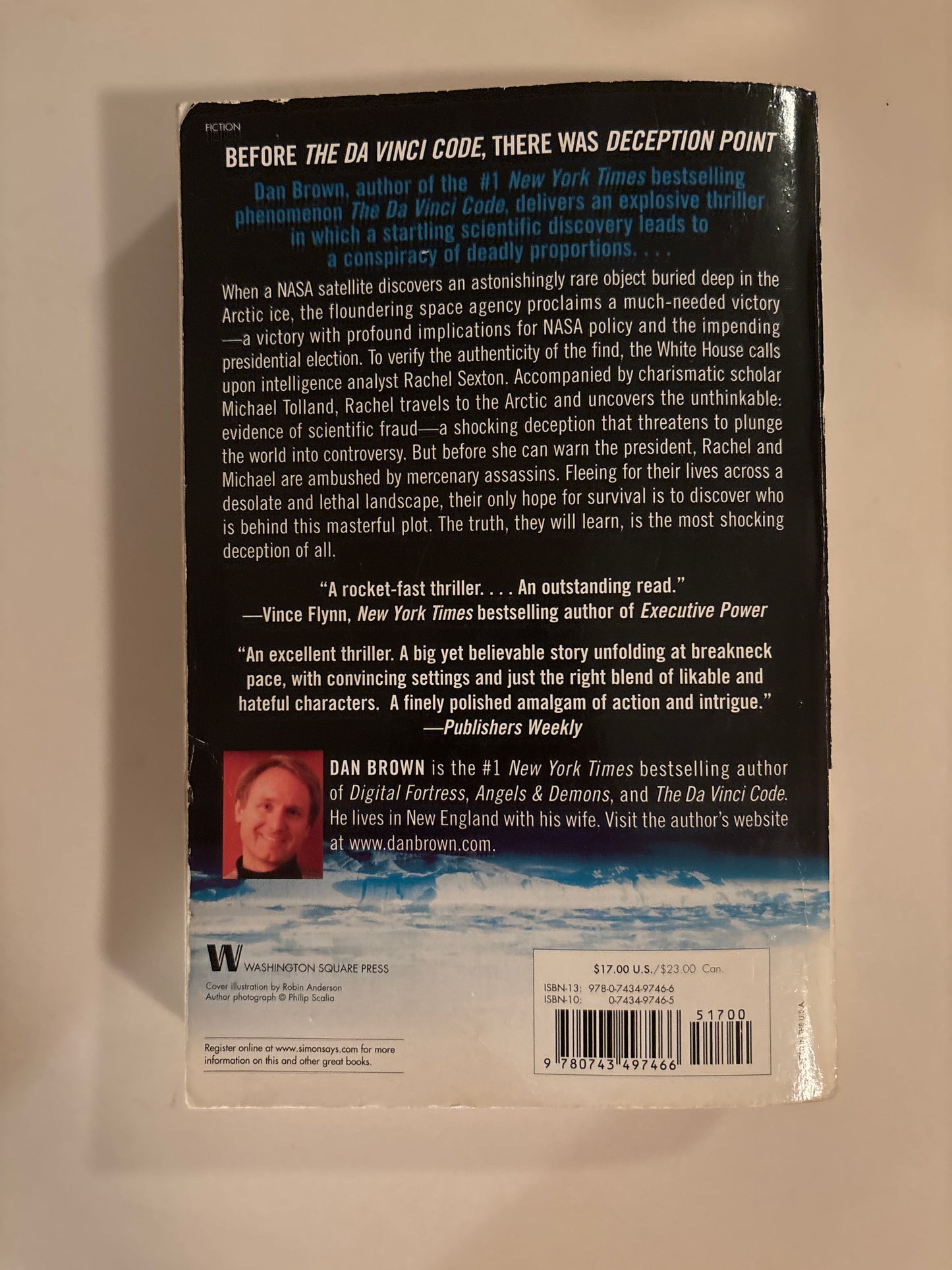 Deception Point by Dan Brown (Author)  Format: Paperback