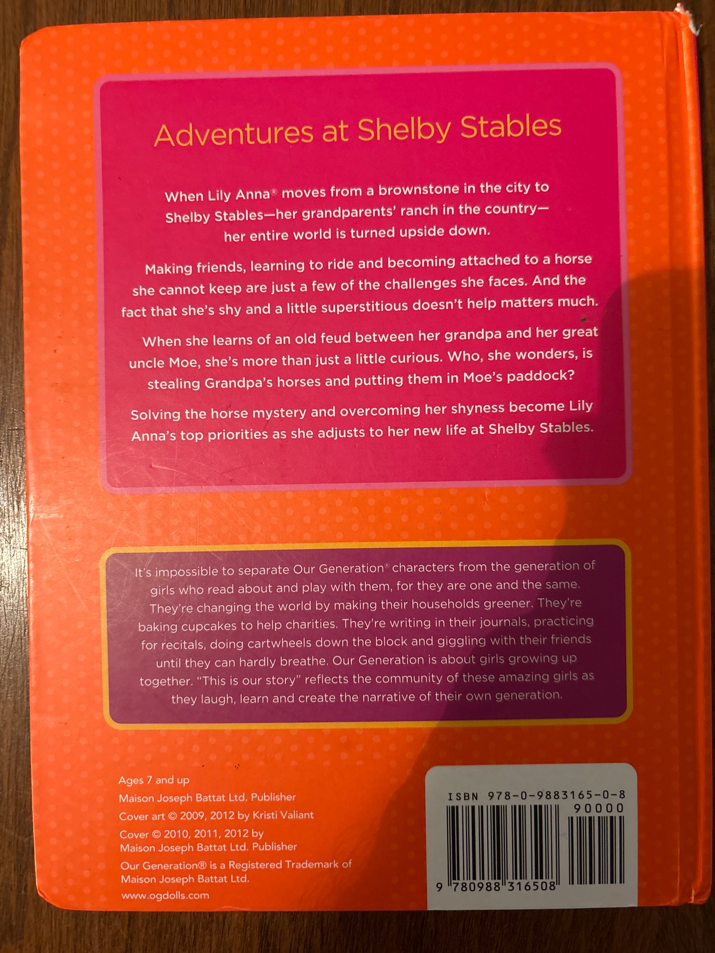 Our Generation: Adventures at Shelby Stables by Julie Driscoll (Author)