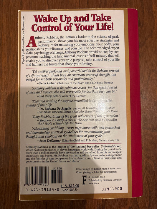 Awaken the Giant Within : How to Take Immediate Control of Your Mental, Emotional, Physical and Financial Destiny! by Anthony Robbins (Author)