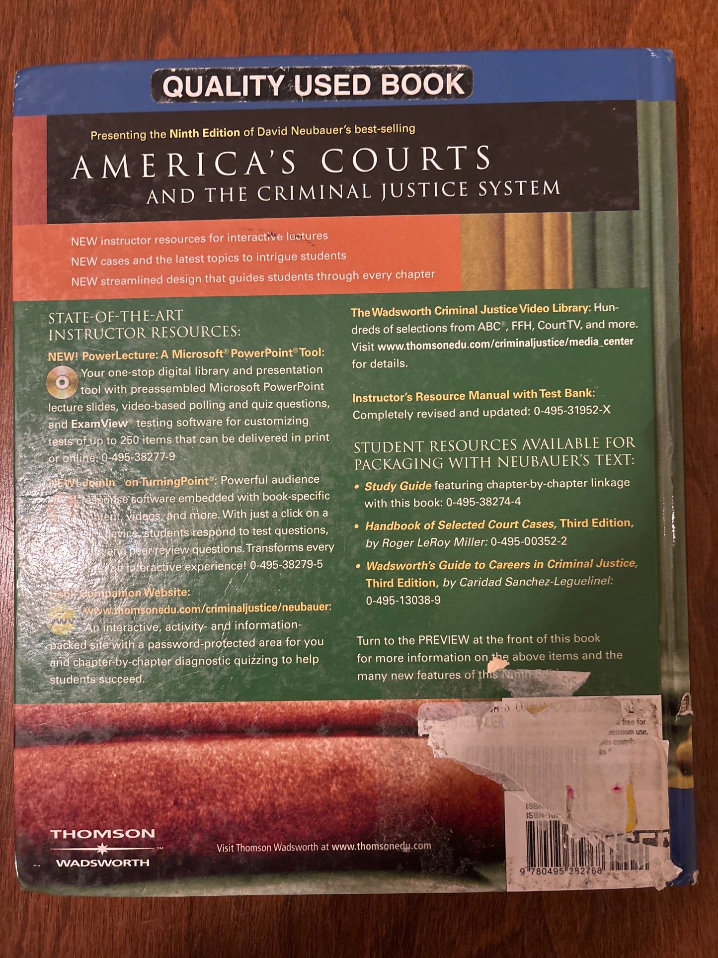 America's Courts and Criminal Justice System by David W. Neubauer (Author)