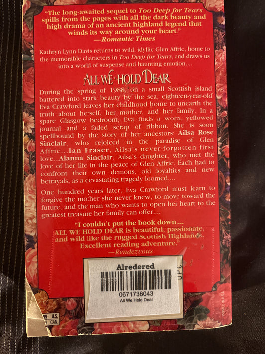 All We Hold Dear by Kathryn Lynn Davis (Author)