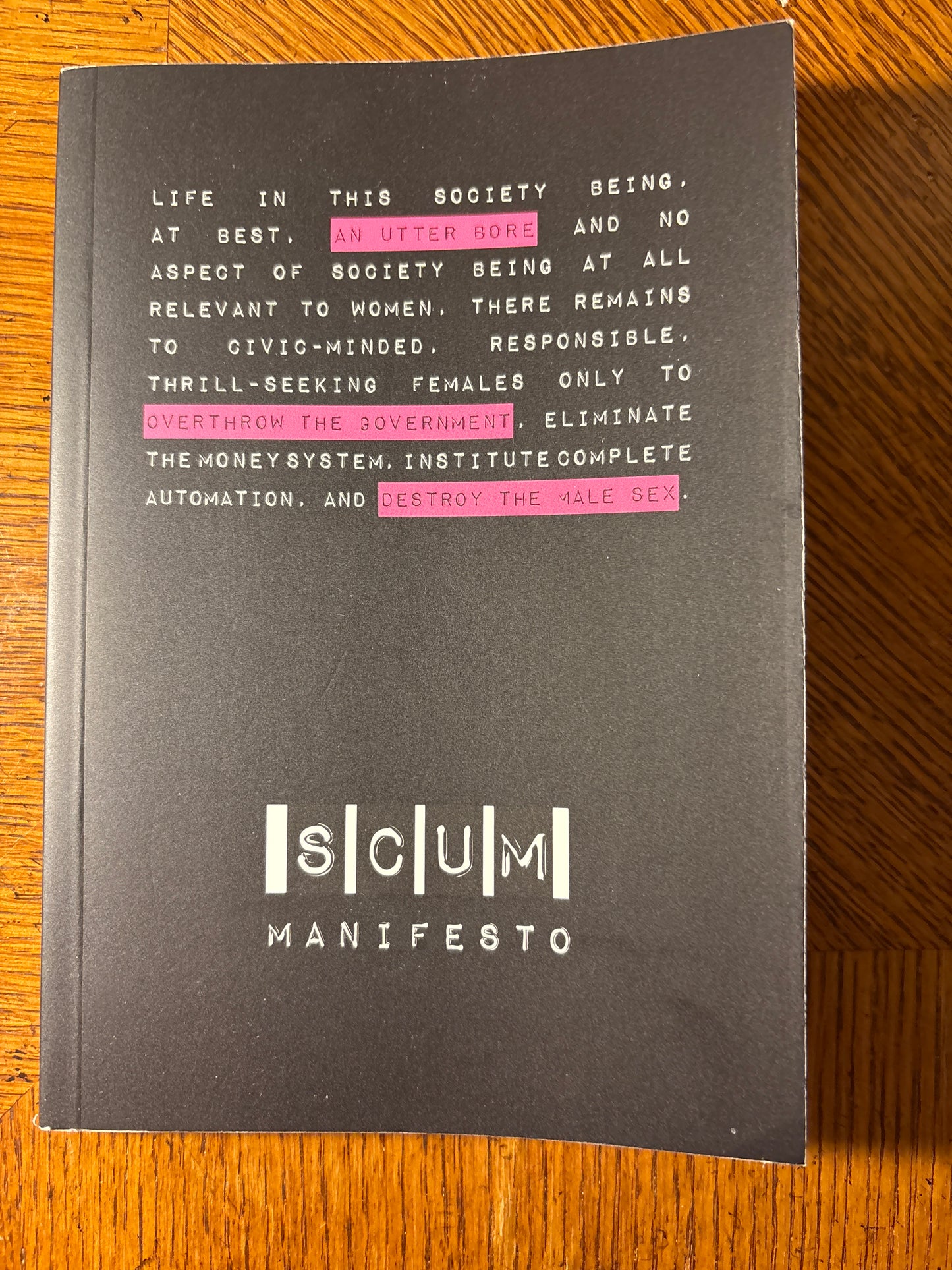 Scum Manifesto