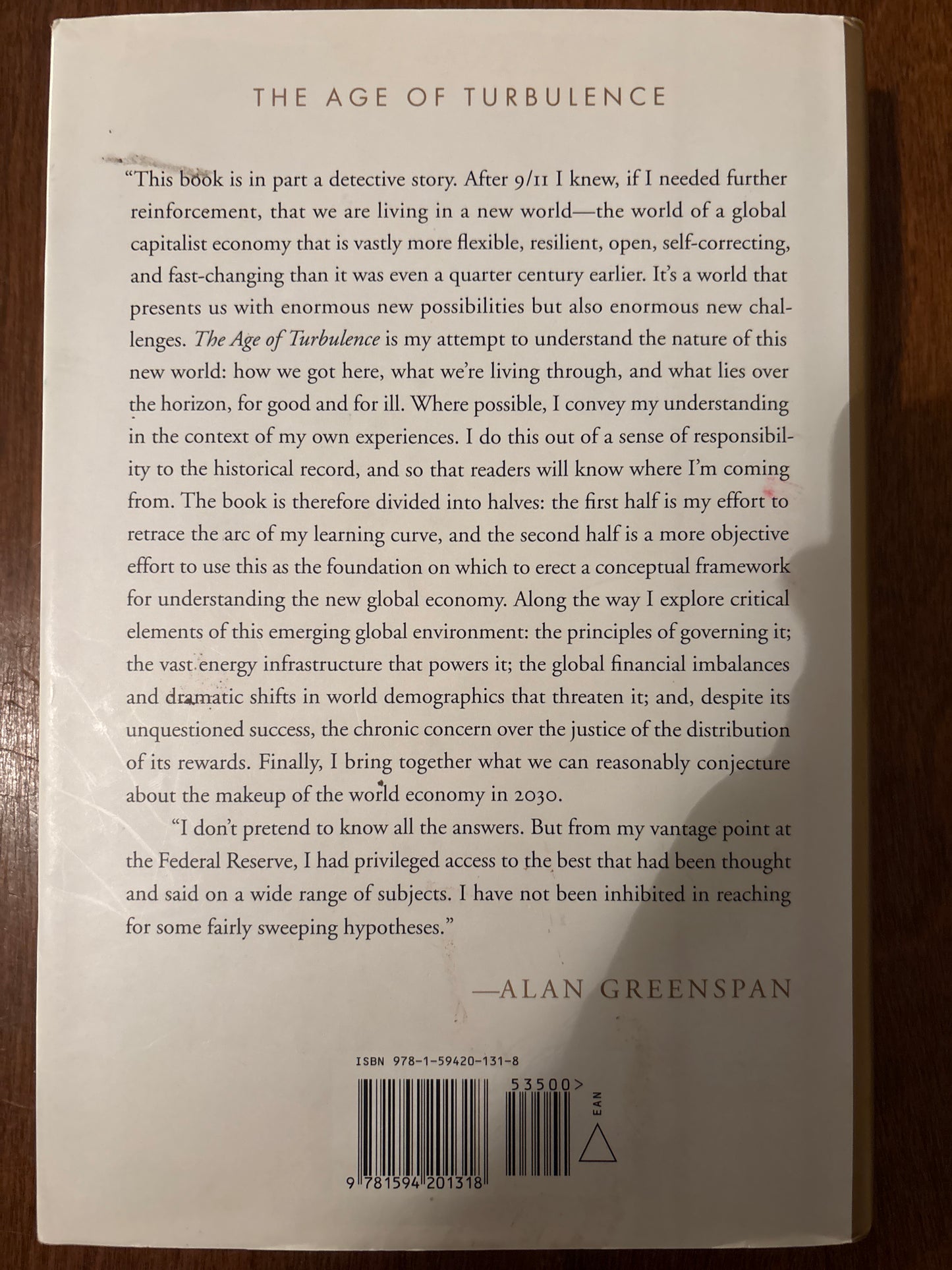 The Age of Turbulence: Adventures in a New World by Alan Greenspan (Author)
