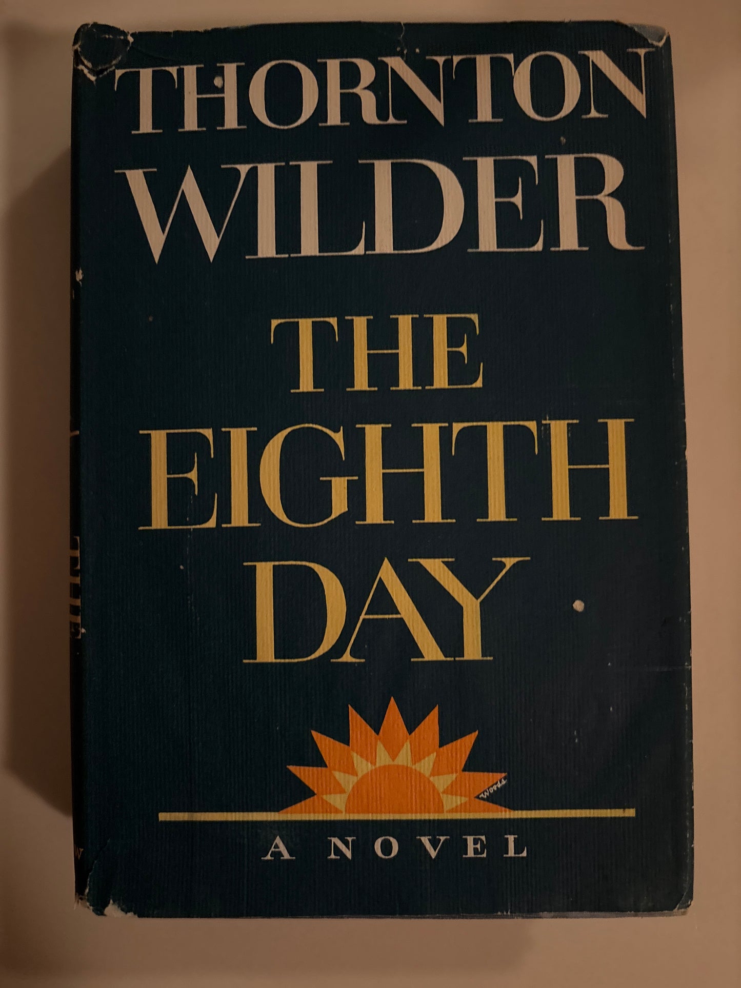 The Eighth Day by Thornton Wilder (1967) First Edition Hardcover Novel [Hardcover] Powers by Thornton Wilder